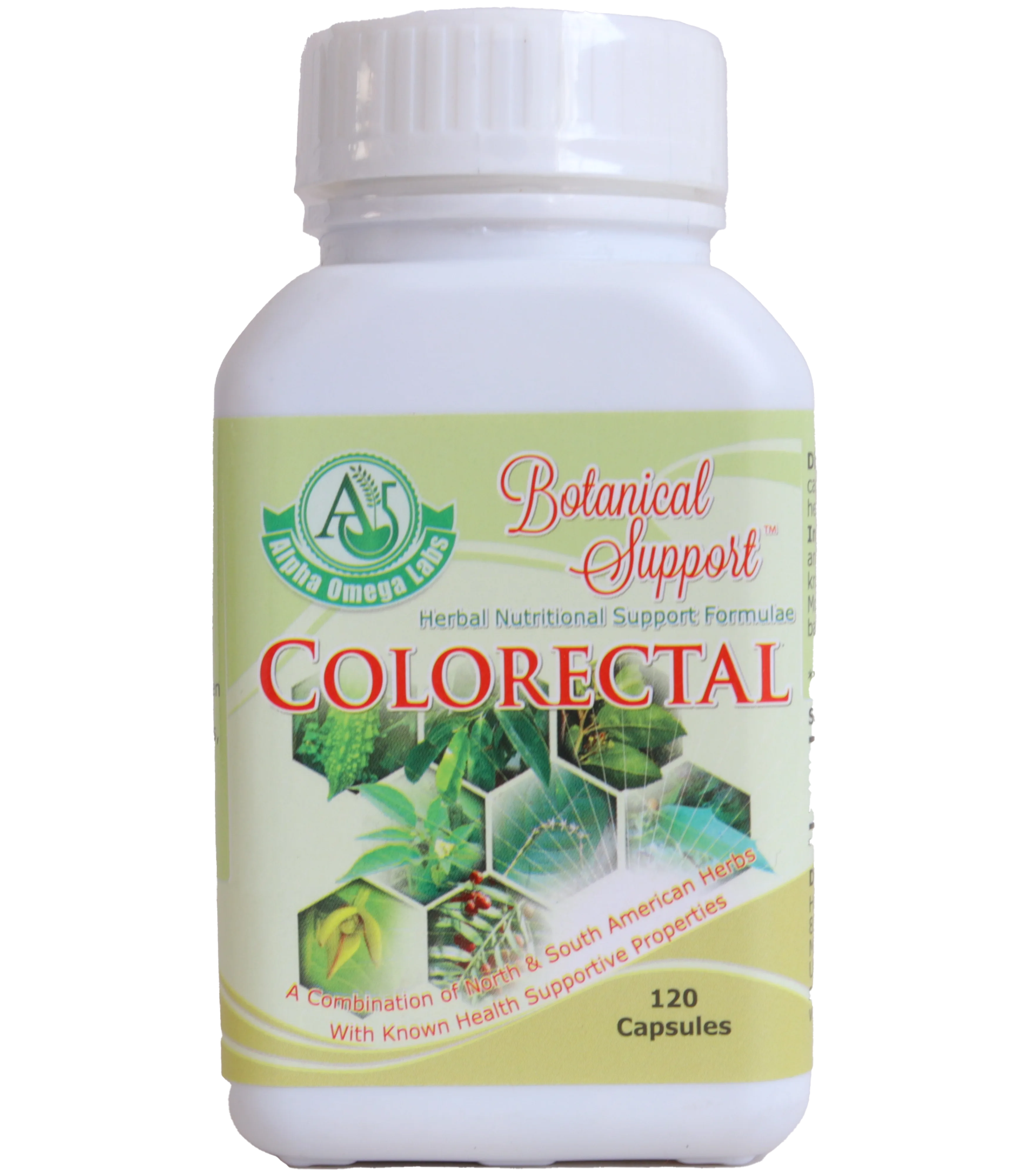 Botanical Support - Colorectal - 120 Capsules x 500mg