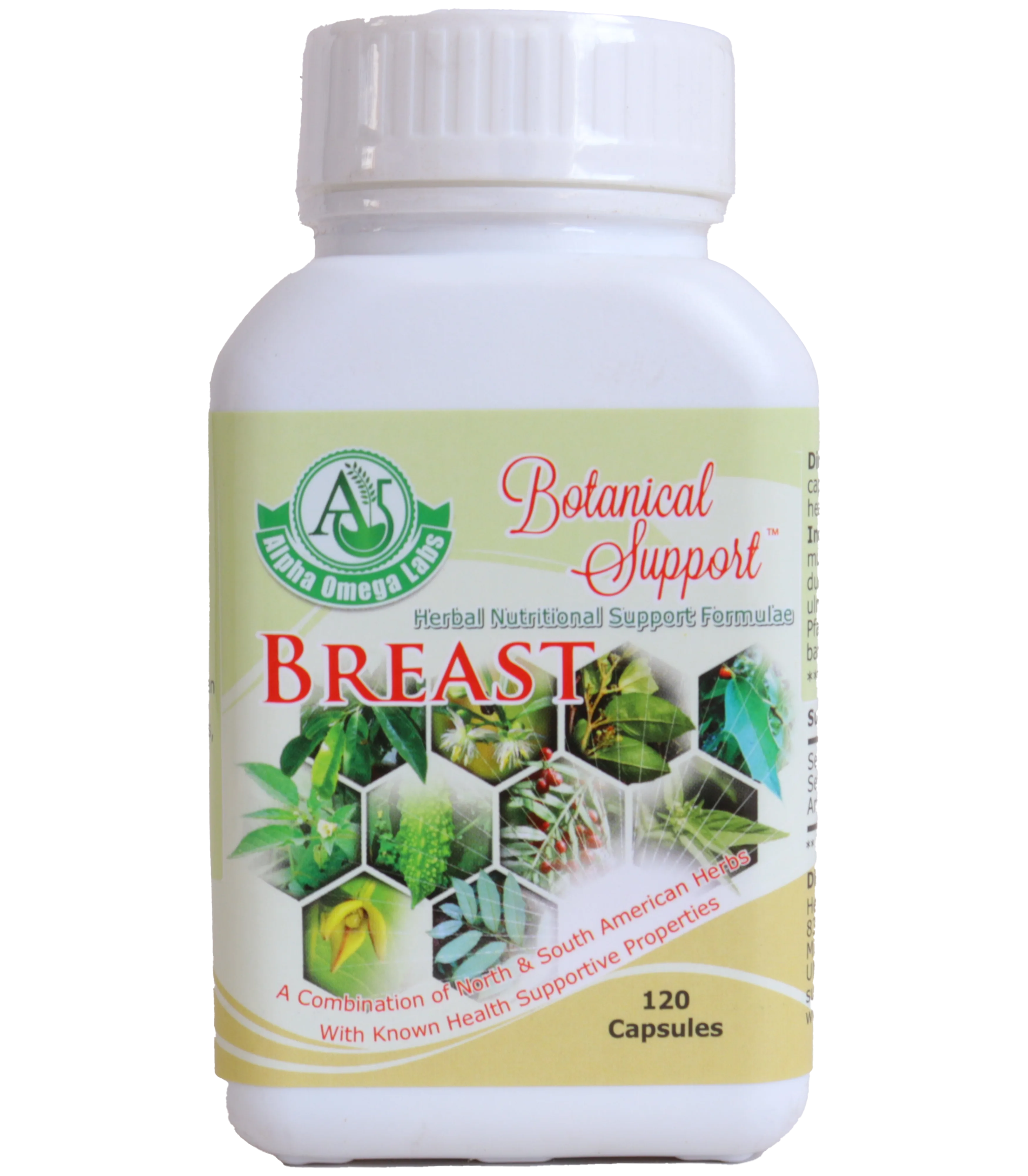 Botanical Support - Breast - 120 Capsules x 500mg