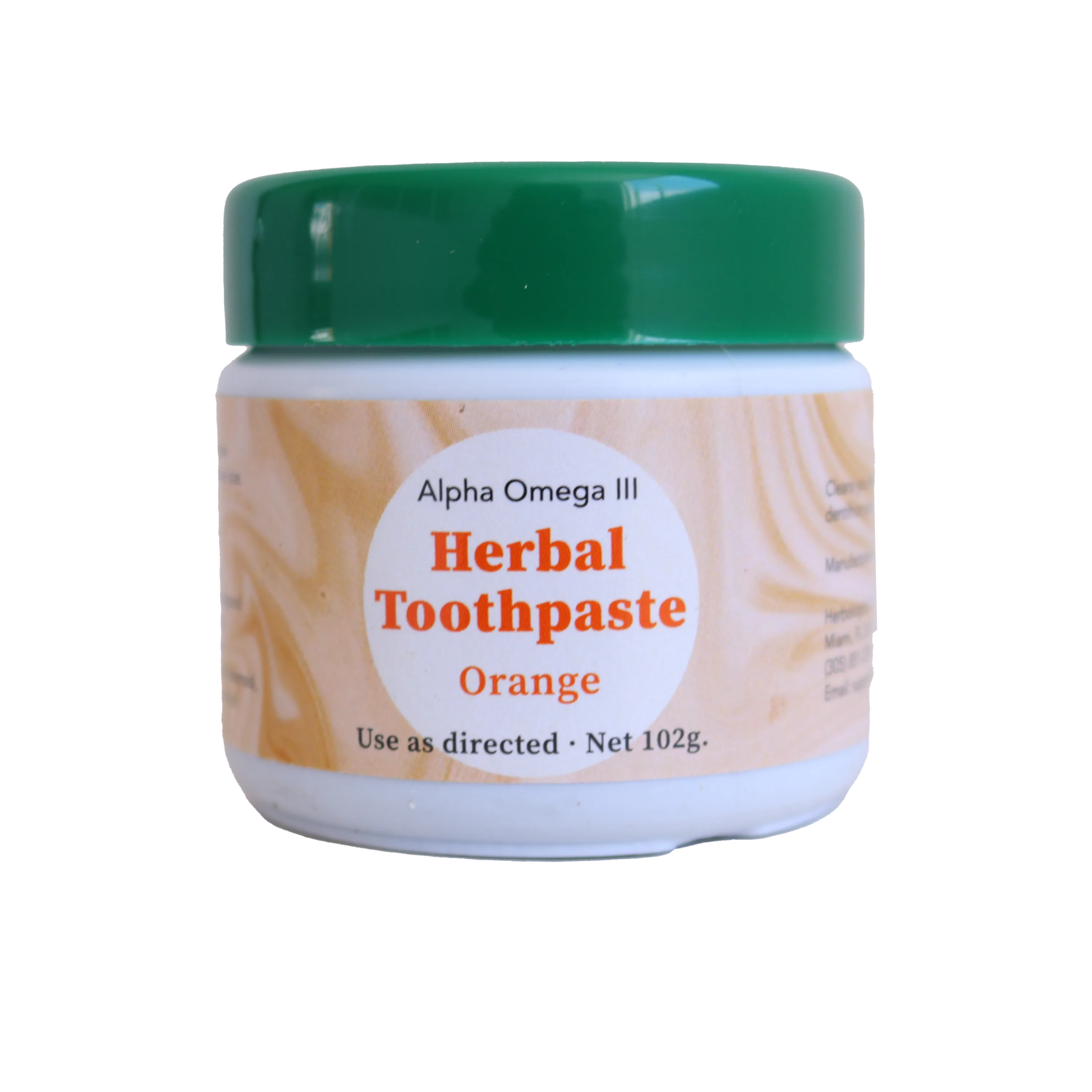 AO III Herbal Toothpaste - Orange (102g)