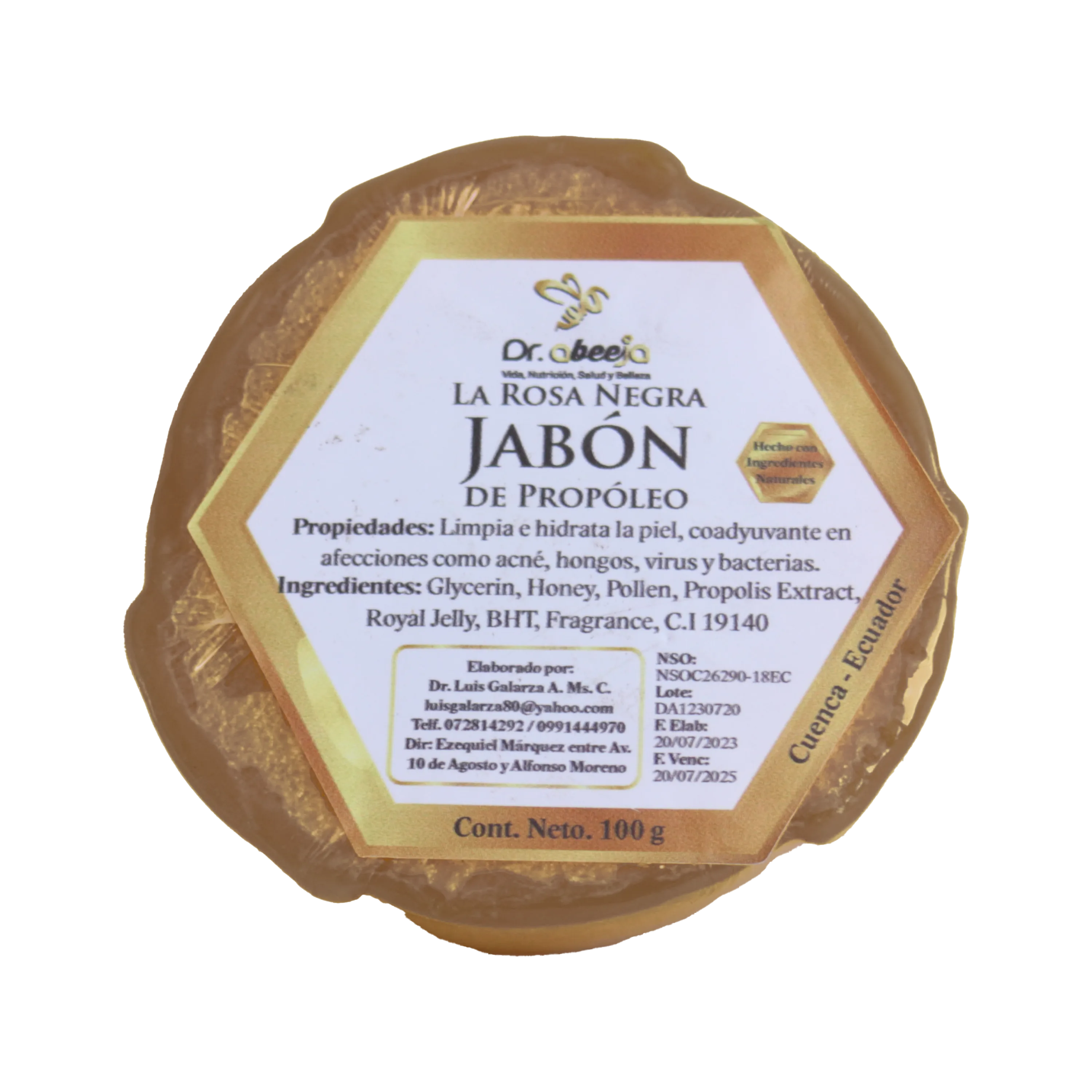 Jabon de Propoleo (Dark) - 100 g