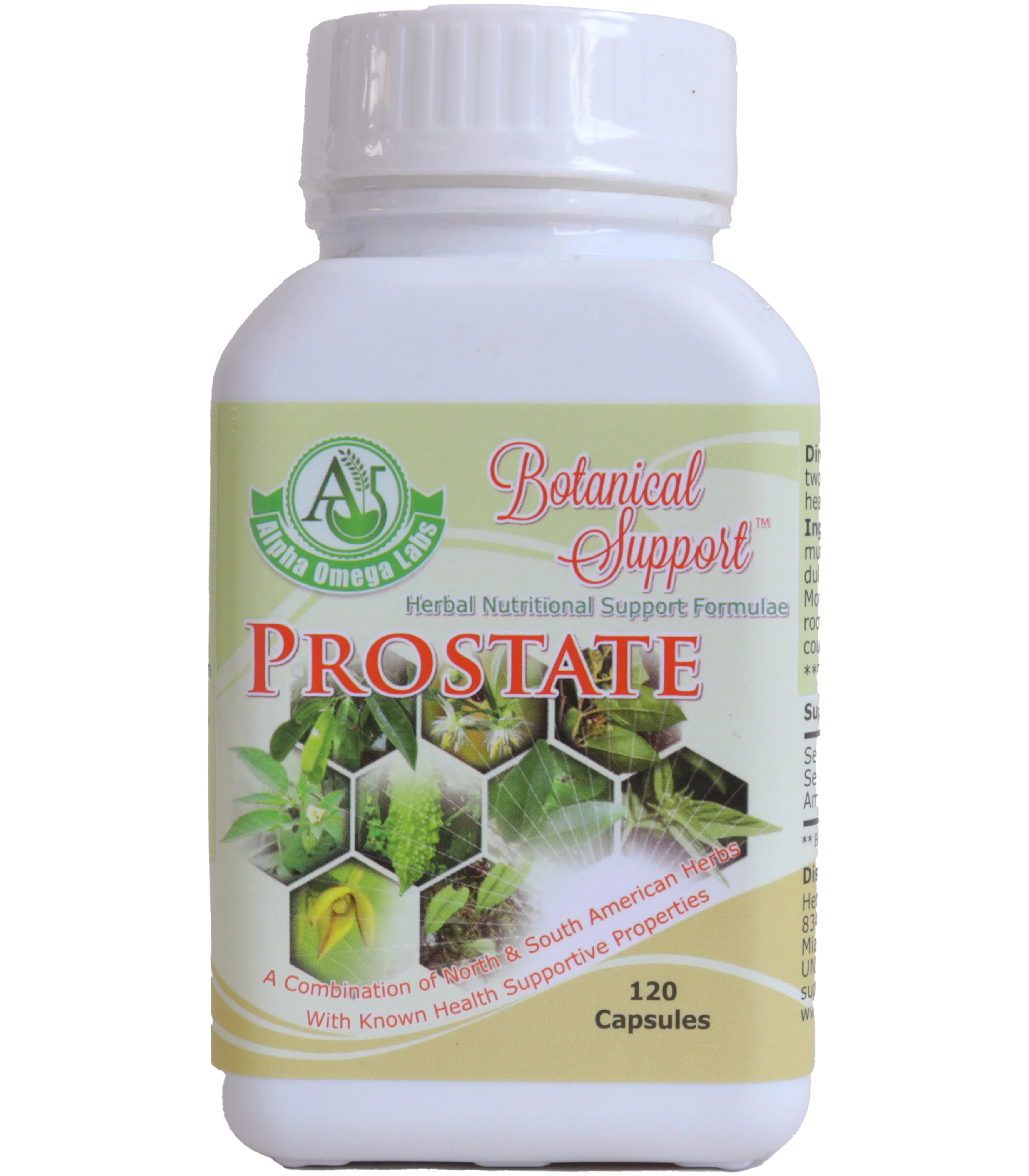 Botanical Support - Prostate - 120 Capsules x 500mg