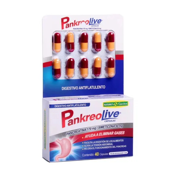 Pankreolive - 40 capsules