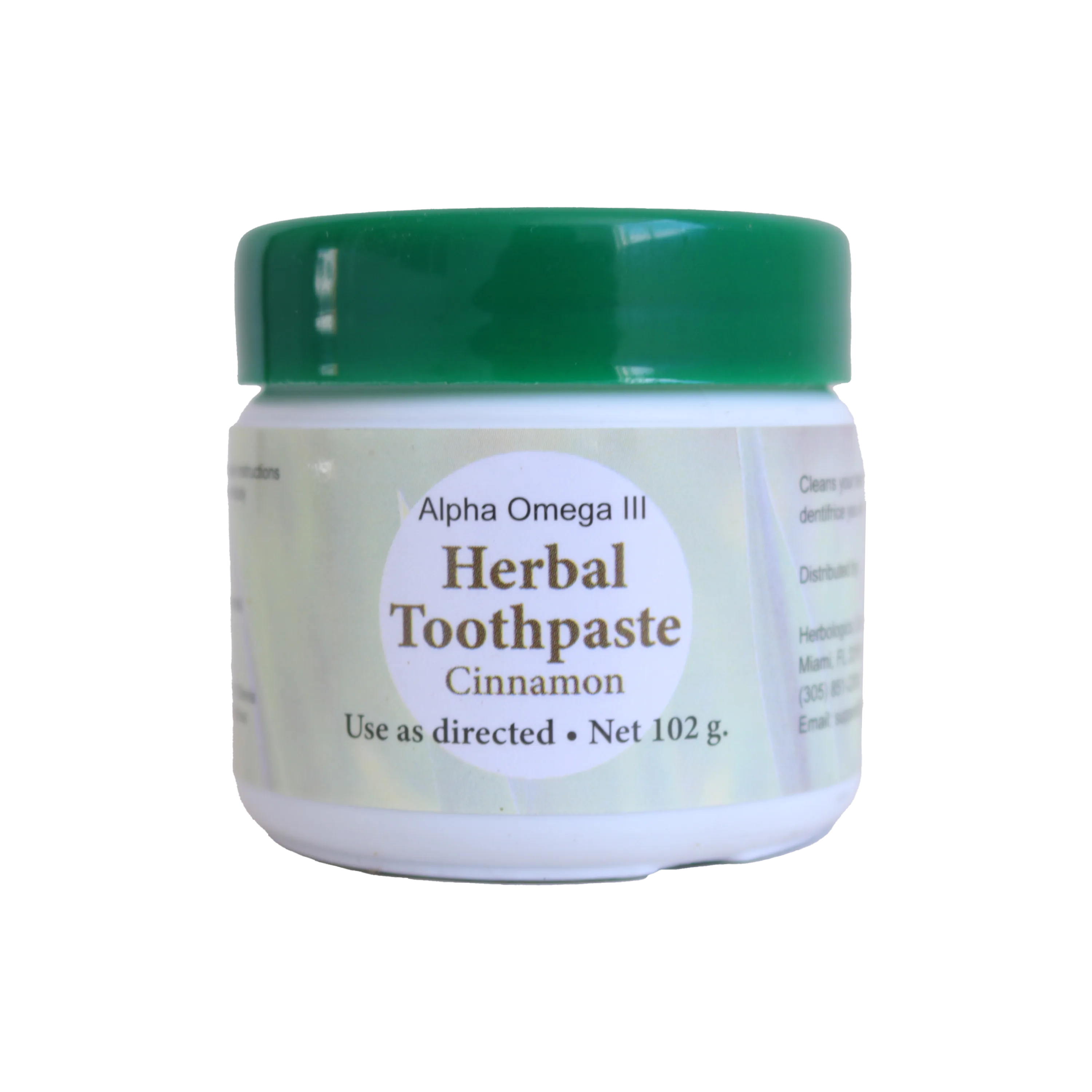 AO III Herbal Toothpaste - CINNAMON (102g)