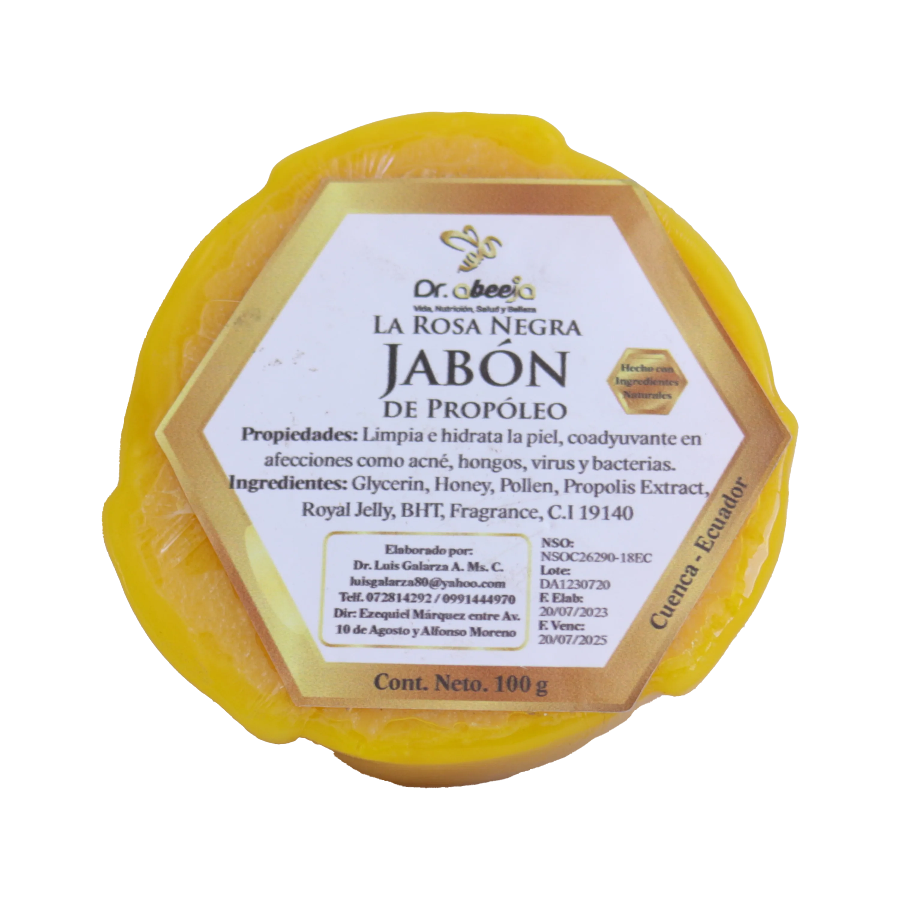 Jabon de Propoleo (Honey) - 100 g
