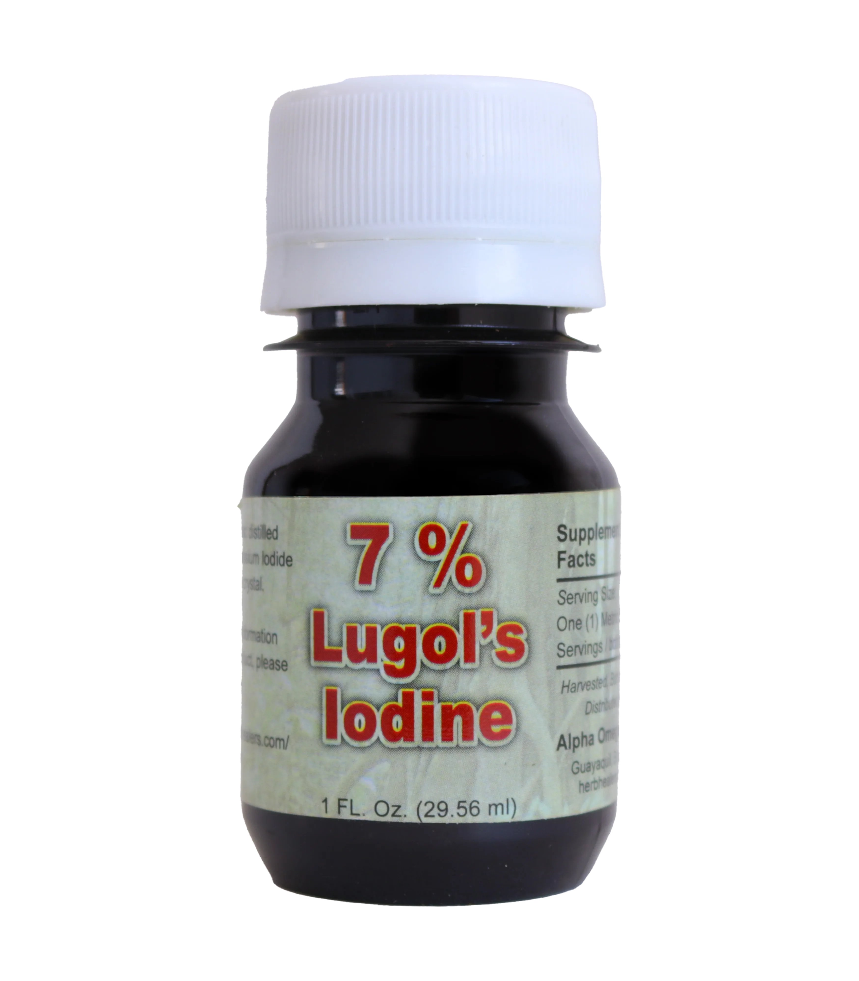 Lugol's Iodine (7%) - 1fl.oz (29.5ml)